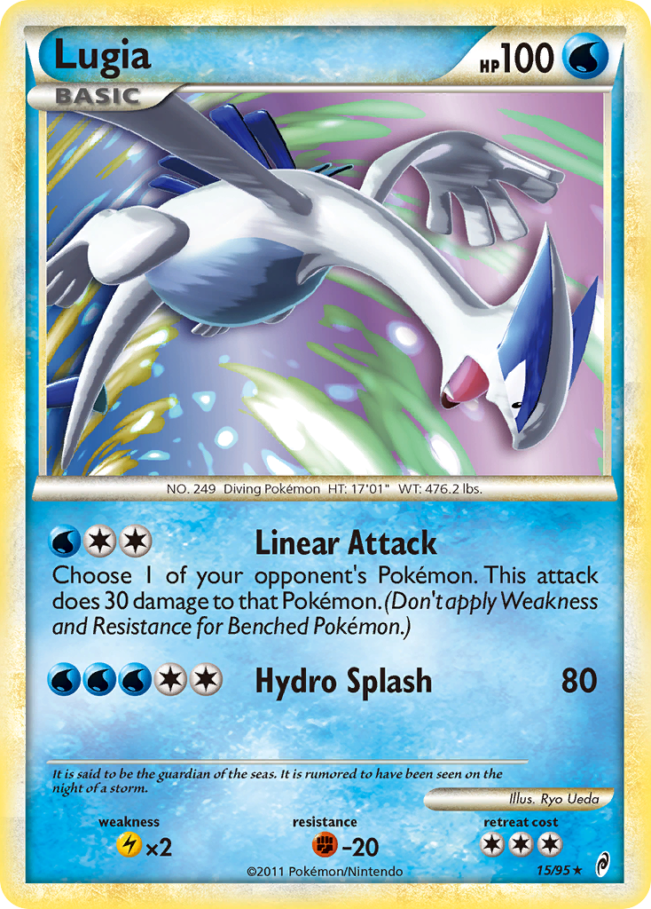 Lugia (15/95) [HeartGold & SoulSilver: Call of Legends] | Jomio and Rueliete's Cards and Comics