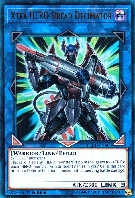 Xtra HERO Dread Decimator [LEHD-ENA00] Ultra Rare | Jomio and Rueliete's Cards and Comics