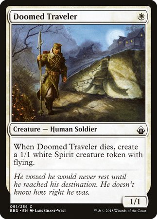 Doomed Traveler [Battlebond] | Jomio and Rueliete's Cards and Comics