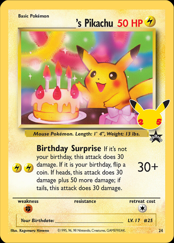 _____'s Pikachu (24) [Celebrations: 25th Anniversary - Classic Collection] | Jomio and Rueliete's Cards and Comics