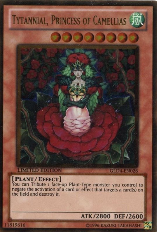 Tytannial, Princess of Camellias [GLD4-EN026] Gold Rare | Jomio and Rueliete's Cards and Comics
