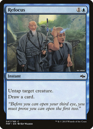 Refocus [Fate Reforged] | Jomio and Rueliete's Cards and Comics