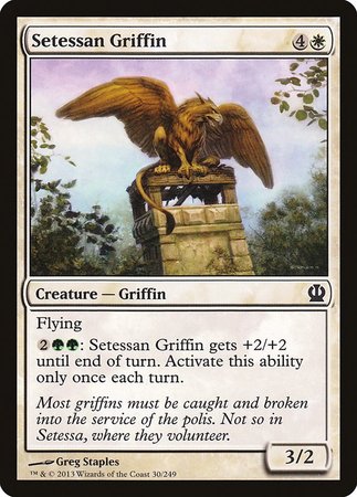 Setessan Griffin [Theros] | Jomio and Rueliete's Cards and Comics