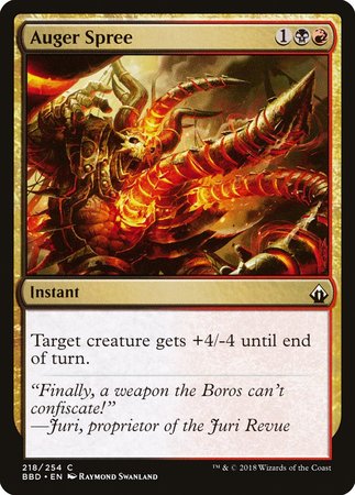 Auger Spree [Battlebond] | Jomio and Rueliete's Cards and Comics