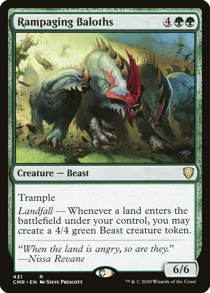 Rampaging Baloths [Commander Legends] | Jomio and Rueliete's Cards and Comics