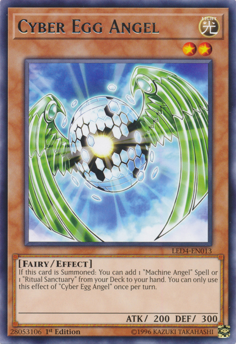 Cyber Egg Angel [LED4-EN013] Rare | Jomio and Rueliete's Cards and Comics