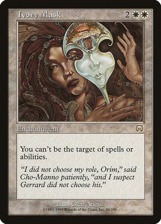 Ivory Mask [Mercadian Masques] | Jomio and Rueliete's Cards and Comics