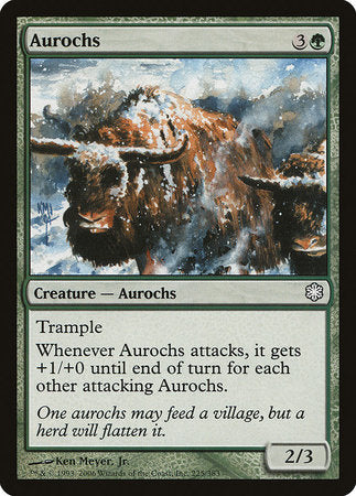 Aurochs [Coldsnap Theme Decks] | Jomio and Rueliete's Cards and Comics