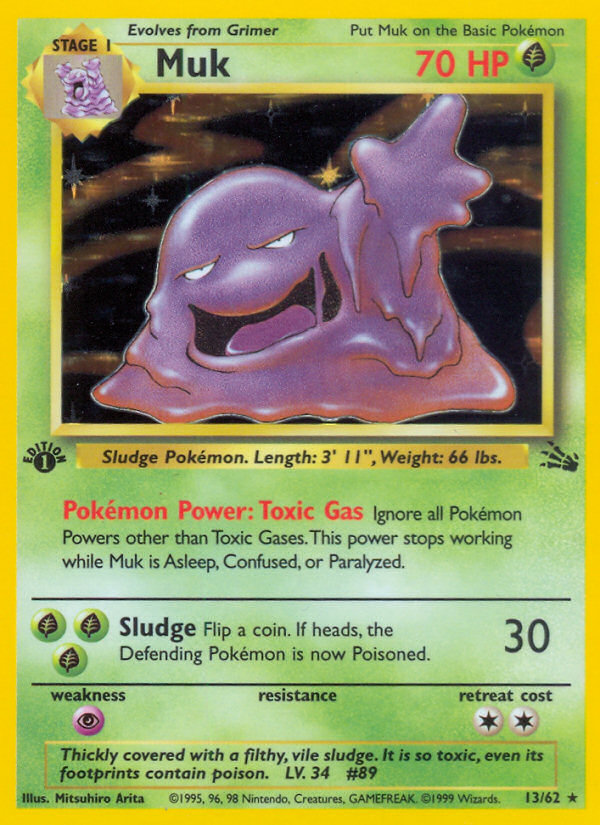 Muk (13/62) [Fossil 1st Edition] | Jomio and Rueliete's Cards and Comics
