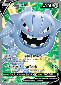 Steelix V (176/185) [Sword & Shield: Vivid Voltage] | Jomio and Rueliete's Cards and Comics