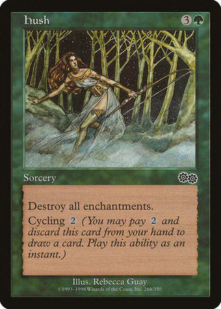 Hush [Urza's Saga] | Jomio and Rueliete's Cards and Comics