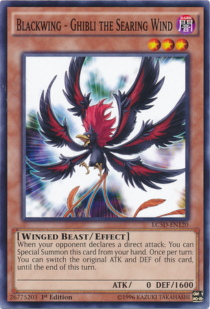 Blackwing - Ghibli the Searing Wind [LC5D-EN120] Common | Jomio and Rueliete's Cards and Comics