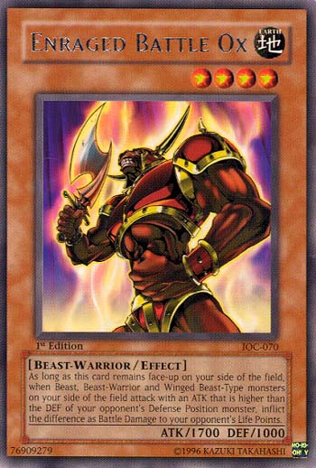 Enraged Battle Ox [IOC-070] Rare | Jomio and Rueliete's Cards and Comics