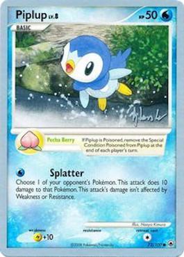 Piplup LV.8 (72/100) (Empotech - Dylan Lefavour) [World Championships 2008] | Jomio and Rueliete's Cards and Comics