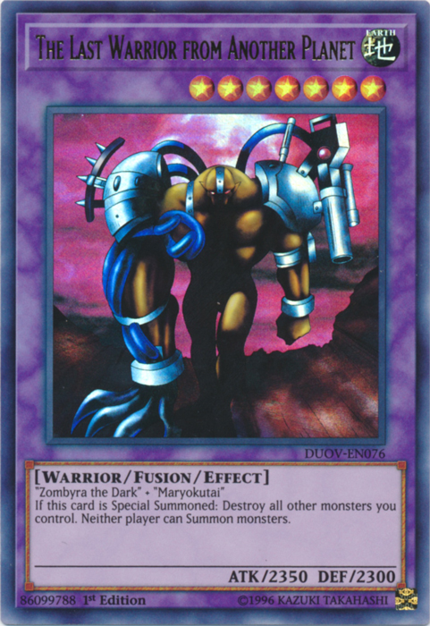 The Last Warrior from Another Planet [DUOV-EN076] Ultra Rare | Jomio and Rueliete's Cards and Comics