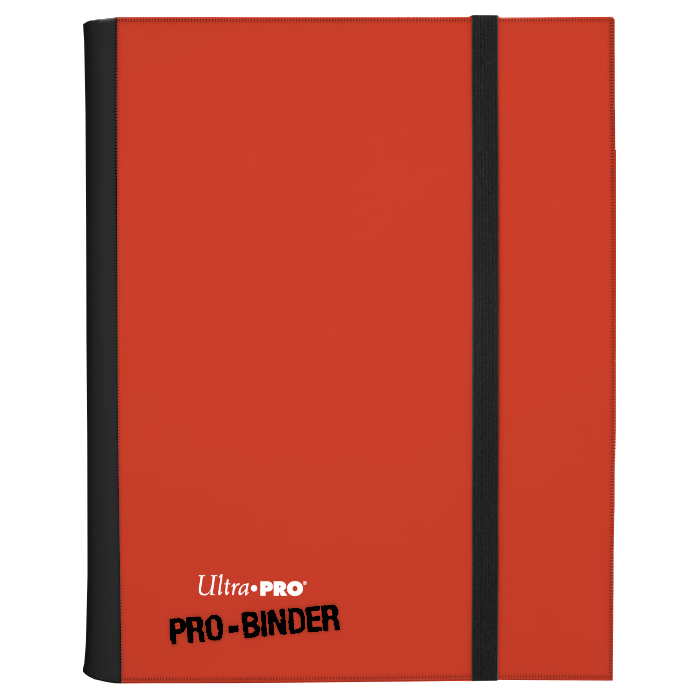 Ultra PRO: Flip PRO-Binder 4-Pocket Side-Loading (Red / White) | Jomio and Rueliete's Cards and Comics