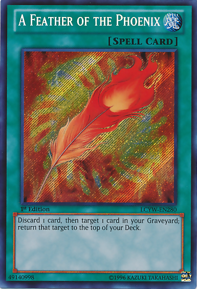 A Feather of the Phoenix [LCYW-EN280] Secret Rare | Jomio and Rueliete's Cards and Comics