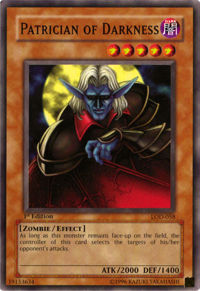 Patrician of Darkness [LOD-058] Common | Jomio and Rueliete's Cards and Comics