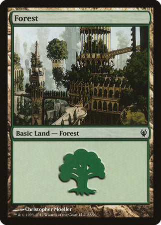 Forest (88) [Duel Decks: Izzet vs. Golgari] | Jomio and Rueliete's Cards and Comics
