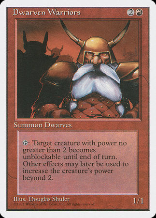 Dwarven Warriors [Fourth Edition] | Jomio and Rueliete's Cards and Comics