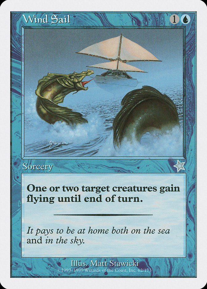 Wind Sail [Starter 1999] | Jomio and Rueliete's Cards and Comics
