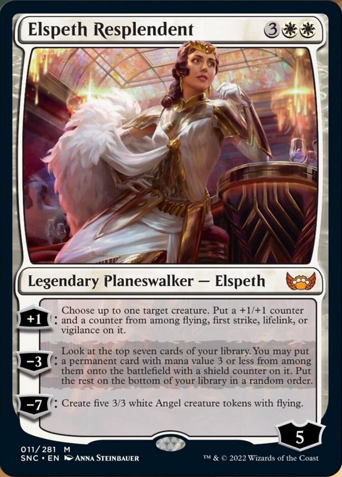 Elspeth Resplendent [Streets of New Capenna] | Jomio and Rueliete's Cards and Comics