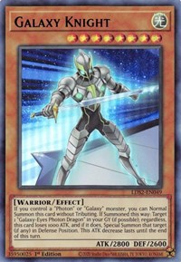 Galaxy Knight (Blue) [LDS2-EN049] Ultra Rare | Jomio and Rueliete's Cards and Comics