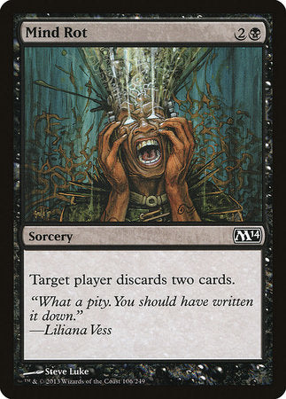 Mind Rot [Magic 2014] | Jomio and Rueliete's Cards and Comics