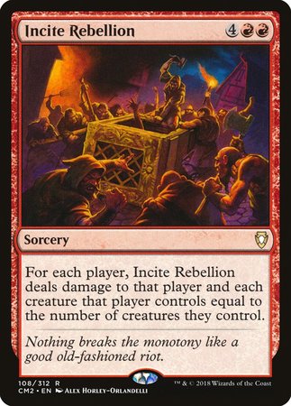 Incite Rebellion [Commander Anthology Volume II] | Jomio and Rueliete's Cards and Comics