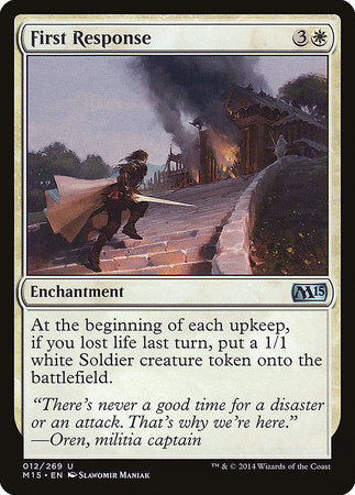 First Response [Magic 2015] | Jomio and Rueliete's Cards and Comics