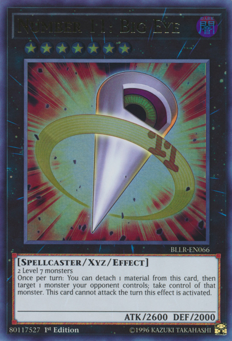 Number 11: Big Eye [BLLR-EN066] Ultra Rare | Jomio and Rueliete's Cards and Comics