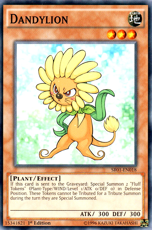 Dandylion [SR01-EN018] Common | Jomio and Rueliete's Cards and Comics