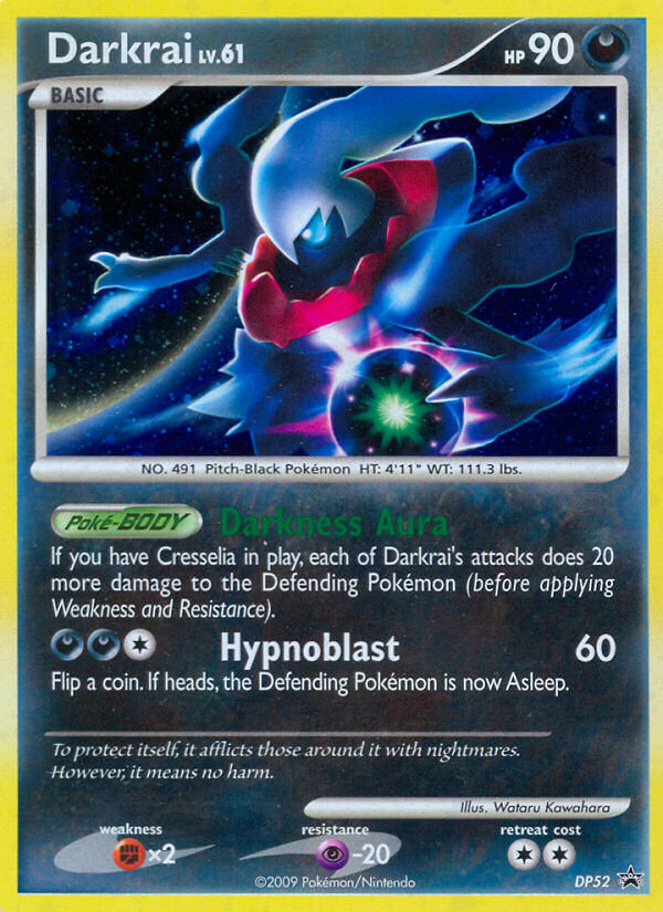 Darkrai LV.61 (DP52) [Diamond & Pearl: Black Star Promos] | Jomio and Rueliete's Cards and Comics