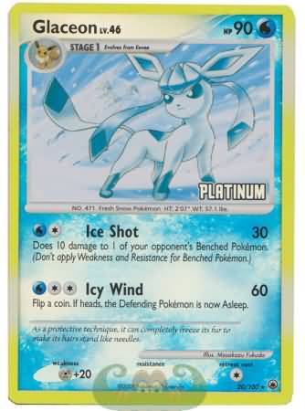 Glaceon (20/100) [Burger King Promos: 2009 Collection] | Jomio and Rueliete's Cards and Comics