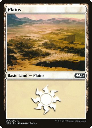 Plains (264) [Core Set 2019] | Jomio and Rueliete's Cards and Comics