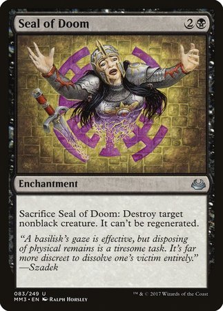 Seal of Doom [Modern Masters 2017] | Jomio and Rueliete's Cards and Comics