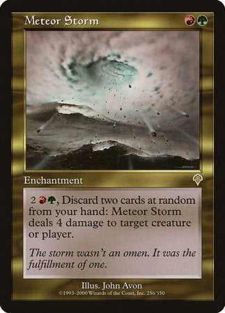 Meteor Storm [Invasion] | Jomio and Rueliete's Cards and Comics
