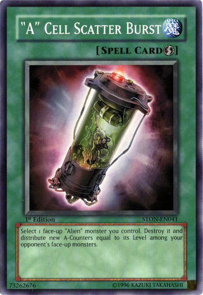 "A" Cell Scatter Burst [STON-EN041] Common | Jomio and Rueliete's Cards and Comics