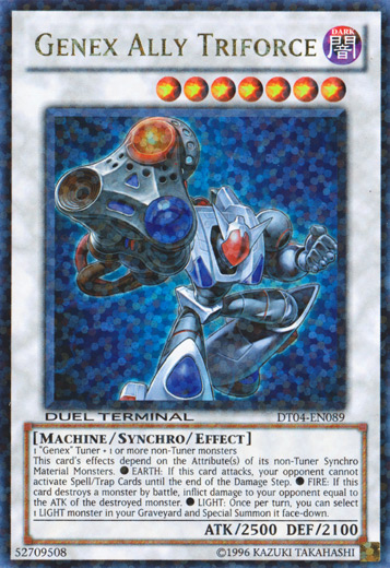 Genex Ally Triforce [DT04-EN089] Ultra Rare | Jomio and Rueliete's Cards and Comics