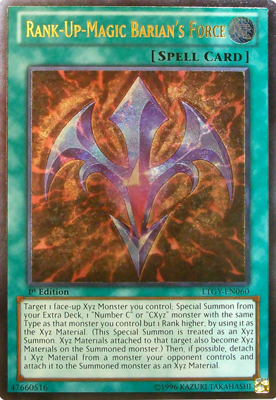 Rank-Up-Magic Barian's Force (UTR) [LTGY-EN060] Ultimate Rare | Jomio and Rueliete's Cards and Comics