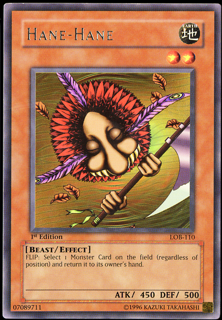 Hane-Hane [LOB-110] Rare | Jomio and Rueliete's Cards and Comics