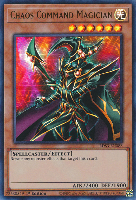 Chaos Command Magician [LDS3-EN083] Ultra Rare | Jomio and Rueliete's Cards and Comics