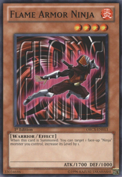 Flame Armor Ninja [ORCS-EN013] Common | Jomio and Rueliete's Cards and Comics