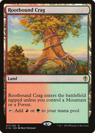 Rootbound Crag [Commander 2016] | Jomio and Rueliete's Cards and Comics