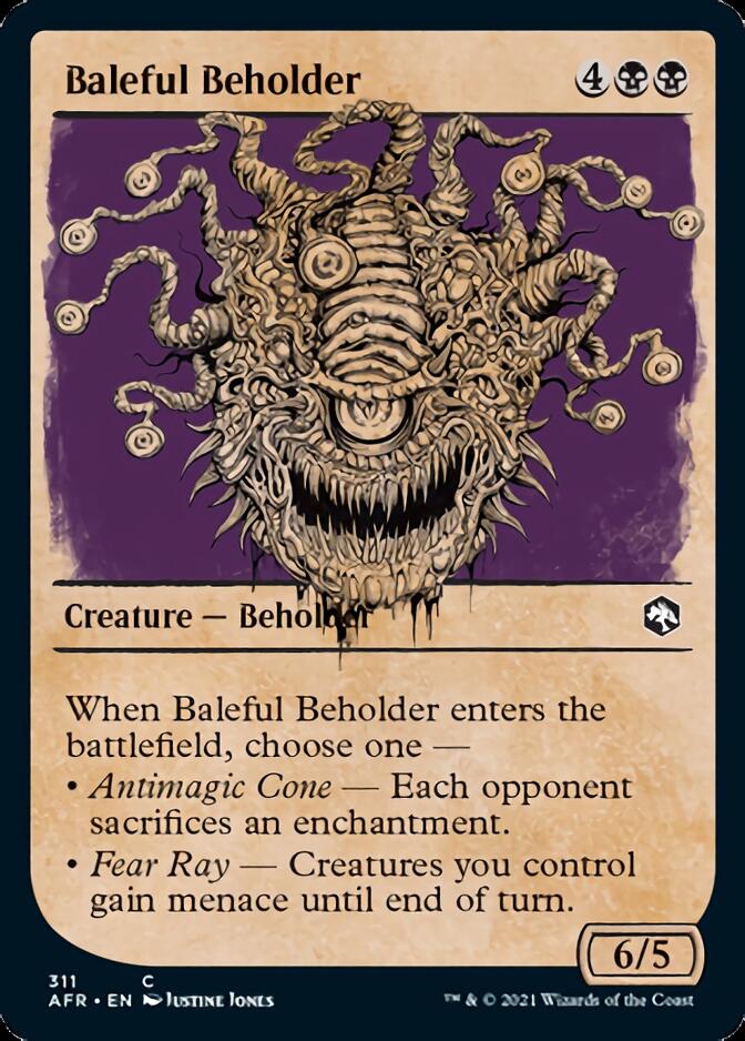 Baleful Beholder (Showcase) [Dungeons & Dragons: Adventures in the Forgotten Realms] | Jomio and Rueliete's Cards and Comics