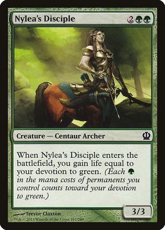 Nylea's Disciple [Theros] | Jomio and Rueliete's Cards and Comics