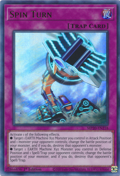 Spin Turn [MP20-EN218] Ultra Rare | Jomio and Rueliete's Cards and Comics