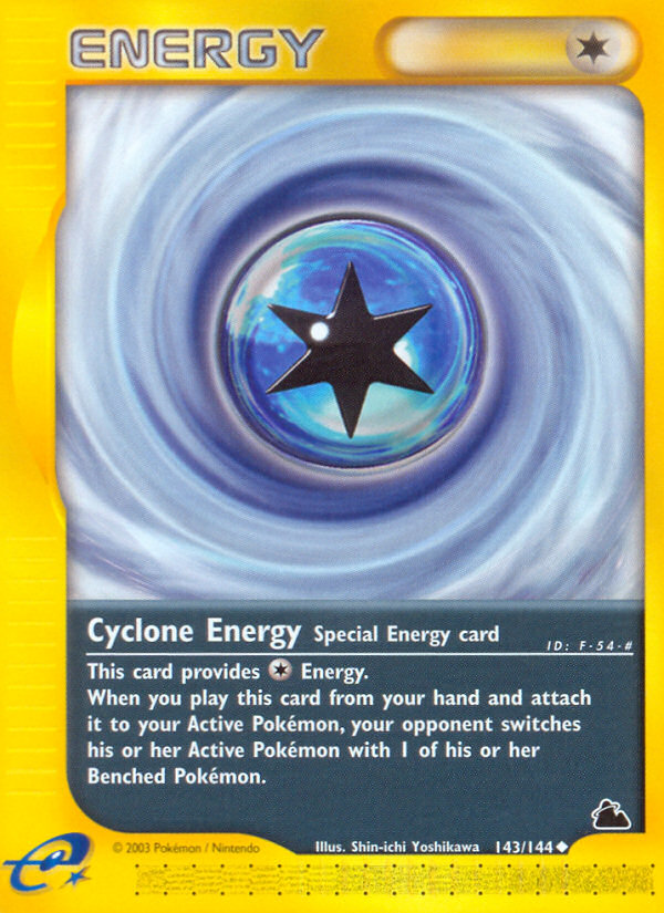 Cyclone Energy (143/144) [Skyridge] | Jomio and Rueliete's Cards and Comics