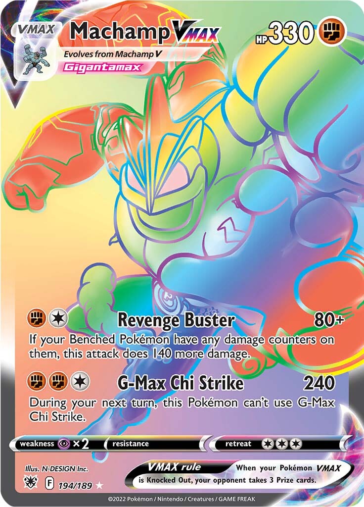 Machamp VMAX (194/189) [Sword & Shield: Astral Radiance] | Jomio and Rueliete's Cards and Comics