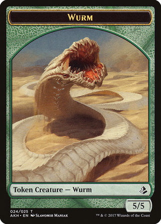 Wurm Token [Amonkhet Tokens] | Jomio and Rueliete's Cards and Comics